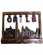 Imán Metálico de Chile x 12 Unds.