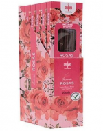 Incienso de La India Aroma Rosas x 20 Cajitas. Medida: 24.3 x 5 cm aprox.