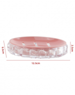 Jabonera Plástica para Baño x 12 Unds. Medidas: 2.5 × 12.5 × 9.5 cm aprox.