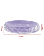 Jabonera Plástica para Baño x 12 Unds. Medidas: 2.5 × 12.5 × 9.5 cm aprox.