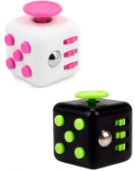 Cubo Spinner Antiestres Fidget Cube Colores Surtidos x 12 Unds.