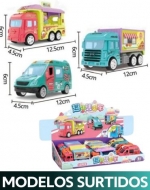 Juguete Coches Coloridos x 12 Unidades. Medidas : 6 x 4.5 x 12 cm