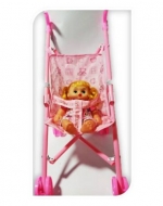 6 Set de Muñeca y Coche. ( Set trae: 2 PCS) Medidas: 54 x 17 x 7 cm.