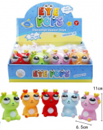 Juguetes Sensorial para Apretar Colores Surtidos x 12 Unds. Medida: 11 x 6.5 cm aprox.