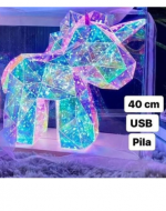 Lámpara Unicornio con Luz Led + USB  x 6 Unds.Medida :40 cm aprox