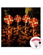 Lámpara Solar Dulces de Navidad x 6 Unds. Medidas: 46 cm aprox.