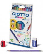 4 Caja Lápices de Colores Borrable Giotto (1 Caja Trae 10 PCS)