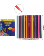 12 Cajas de Lápices de Colores (1 Caja Trae 24 PCS) Medida: 17.5 cm aprox.