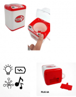 Lavadora con Luz y Sonido con Movimientos Real x 4 Unds. Medidas: 9.5 x 17 x 20 cm aprox