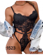 Body de Encaje Sexy Color Único x 12 Unds. Talla: Estandar