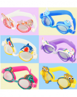 Lentes de Natación Infantiles Colores Surtidos x 12 Unds. Medida: 19 x 6 cm aprox.