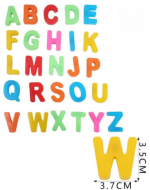 12 Set de Letras Magnéticos Colores Surtidos.(1 Set Trae: 26 PCS)