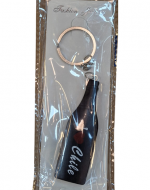Llavero Metálico Botella de Vino x 12 Unds.