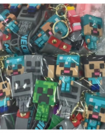 Llaveros Minecraft Modelos Surtidos x 12 Unds.