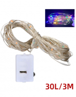 Guirnalda LED Decorativa x 24 Unds. Medidas: 3 m aprox.