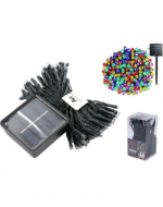 Luces Solares 100 LED Multicolor x 4 Unds. Medida: 8 metros aprox.