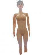 Maniquí Plástico Cuerpo Entero Mujer Color Único x 1 Und.