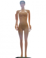 Maniquí Plástico Cuerpo Entero Mujer Color Único x 1 Und.