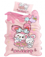 Manta Infantil Plush x 4 Unds. Medida: 100 x 140 cm aprox.