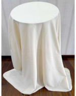 Manta de Polar 1.5 Plazas Color Beige x 4 Unds. Medida: 150 x 200 cm aprox