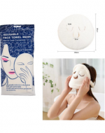Mascarilla Facial de Toalla Reutilizable x 12 Unds. Medida: 24 x 24 cm aprox.