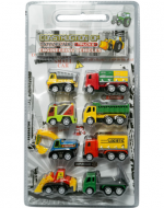 4 Set de Mini Camiones Construcción .(1 Set Trae: 8 PCS)