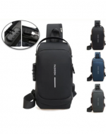Bolso  Antirrobo con Puerto USB x 12 Unds.Medida: 17 x 10 x 32 cm aprox.