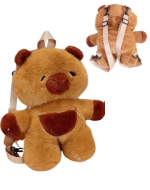 Mochila Diseño Capybara x 4 Unds. Medida: 27 x 26 cm aprox.