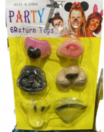 12 Set Accesorios Naris de Goma (1 Set Trae 6 Pcs)
