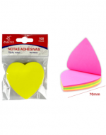 Nota Adhesiva 100 Hojas Diseño Corazon x 12 Unds. Medida: 70 x 70 mm aprox.