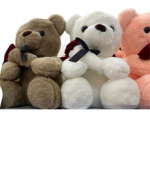 Peluches Osito Colores Surtidos x 3 Unds. Medida: 28 cm aprox.