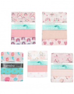 4 Set Pañales de Algodón con Diseño Bambino.(1 Set Trae: 3 PCS  )
