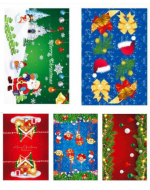 Paño de Cocina Navideños Modelos Surtidos x 12 Unds. Medida: 60 x 40 cm  aprox