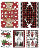 Paño de Cocina Navideños Modelos Surtidos x 12 Unds. Medida: 60 x 40 cm  aprox
