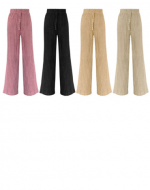 Pantalón de Mujer  Acanelado Recto x 12 Unds. Tallas : M / L  - L / XXL