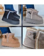 Pantu Bota de Mujer Colores Surtidos x 6 Pares. Talla: 35 al 40