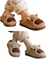 Pantufla Infantil de Capibara Colores Surtidos x 24 Pares. Tallas: 30 al 35
