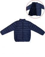 Parka Escolar con Interior Polar Color Azul x 12 Unds. Talla: 14 - 16 - 18