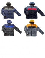 Parka  de Hombre con Gorro Desmontable x 12  Unds. Tallas: M - L - XL - 2XL - 3XL
