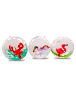Pelota Inflable de Playa x 6 Unds. Medidas: 39 cm aprox.