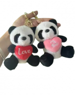 Llavero Panda del Amor Colores Surtidos x 12 Unds. Medida: 11 cm aprox.