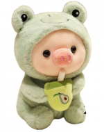 Peluche Chanchito Color Único x 4 Unds. Medida: 30 cm aprox.
