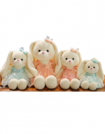 Peluche Conejita Colores Surtidos x 4 Unds. Medida: 35 cm aprox.