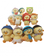 Peluche Pato Colores Surtidos x 4 Unds. Medida: 20 cm aprox.