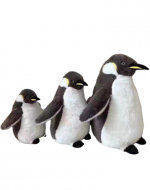 Peluche Pinguino Color Unico x 4 Unds. Medida: 40 cm aprox.