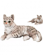 Peluche de Gato Realista x 3 Unds. Medida: 30 cm aprox.