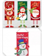 Pendon Navideño x 4 Unds. Medidas: 40 x 80 cm aprox.