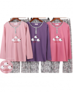 Pijama Dama Algodón Colores Surtidos  x 12 Unds.Talla:  M - L - XL - XXL