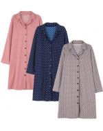 Pijama Camisola de Polar Colores Surtidos x 12 Unds.