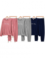Pijama Plush con Gorro Colores Surtidos x 12 Unds. Tallas: S a XL.